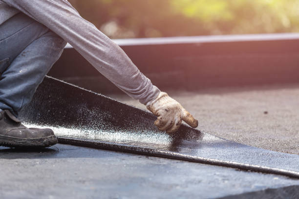 Professional Emergency Waterproofing technician working in Pine Brook, NJ